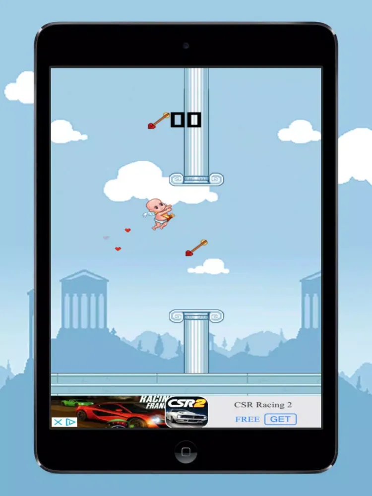 Captures d'écran de Baby Cupid - A Flappy Game iPad 