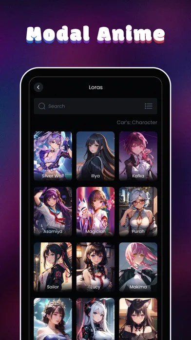 صور AI Anime Character Creator