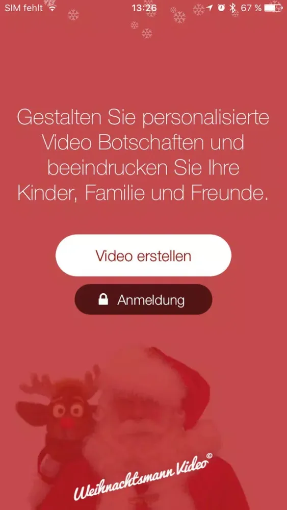Weihnachtsmannvideo - Ihre Kinder in der Hauptrolle eines magischen Weihnachts Videos سکرین شاٹس