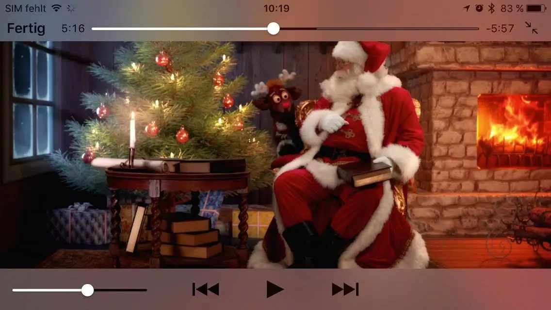 Weihnachtsmannvideo - Ihre Kinder in der Hauptrolle eines magischen Weihnachts Videos سکرین شاٹس