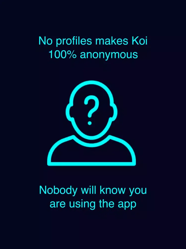 Capturas de tela do Koi - Anti-Dating Dating App iPad 