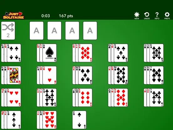 Just Solitaire: La Belle Lucie iPad 應用截圖