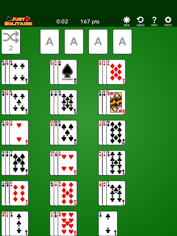 Ảnh chụp màn hình của Just Solitaire: La Belle Lucie iPad 