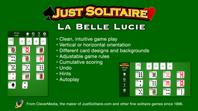 Ảnh chụp màn hình của Just Solitaire: La Belle Lucie
