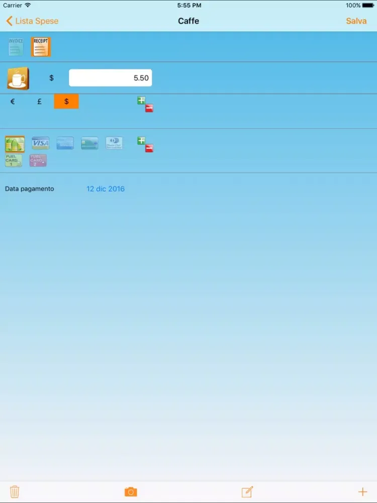 JSmart Expense Note iPad  स्क्रीनशॉट