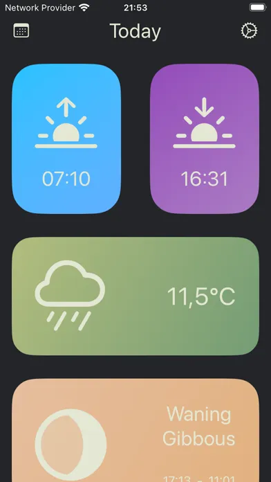 Capturas de tela do Simple Sunrise