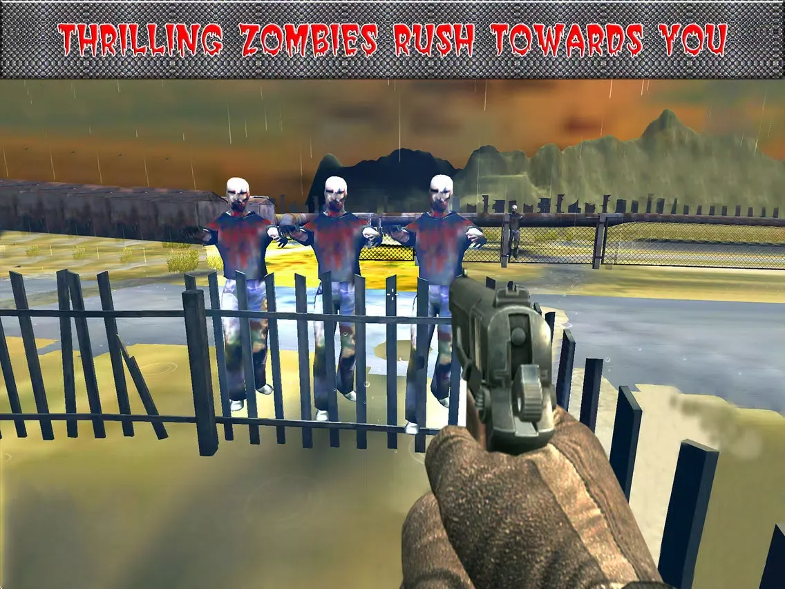 Tangkapan layar Horror Zombie Kill Shot : 3D Action Game iPad 