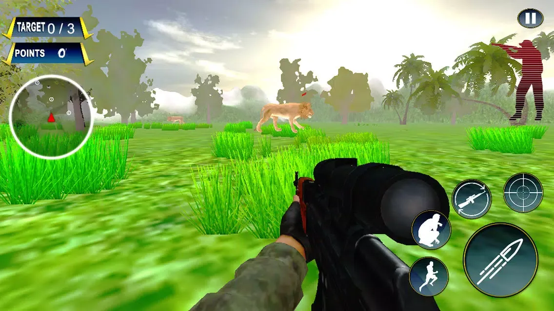 Wild Hunting 3D : Shoot Animals In Jungle 2017應用截圖