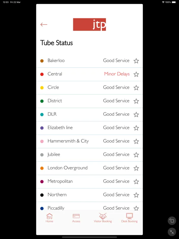 JTP London iPad  سکرین شاٹس