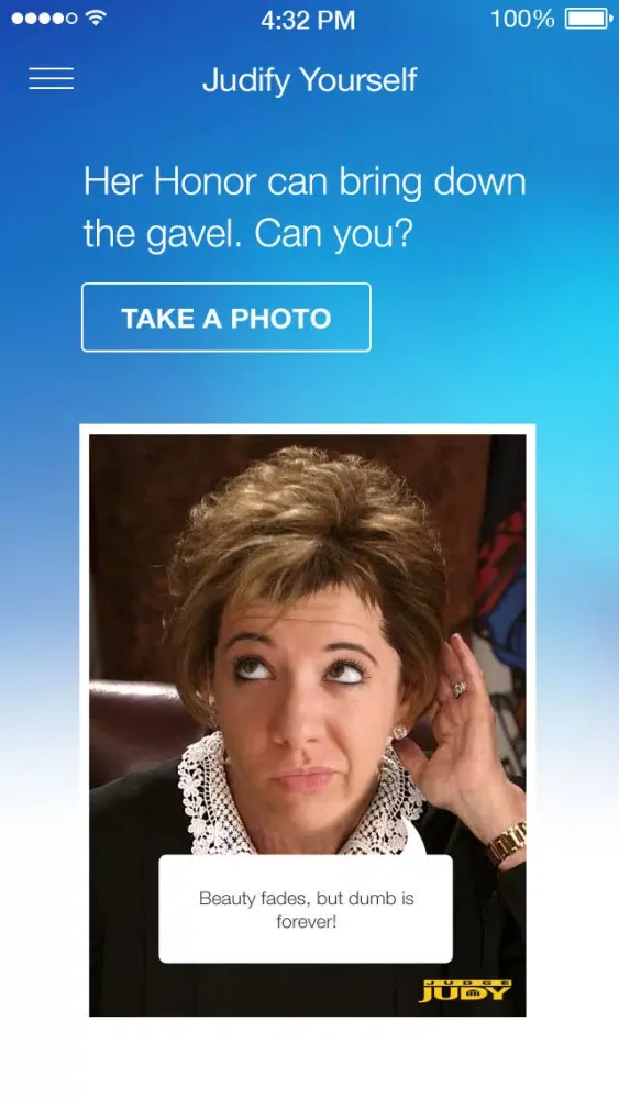 Tangkapan layar Judge Judy