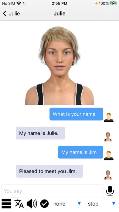 My Virtual Girlfriend Julie स्क्रीनशॉट