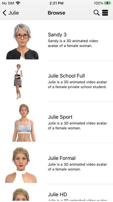 My Virtual Girlfriend Julie स्क्रीनशॉट
