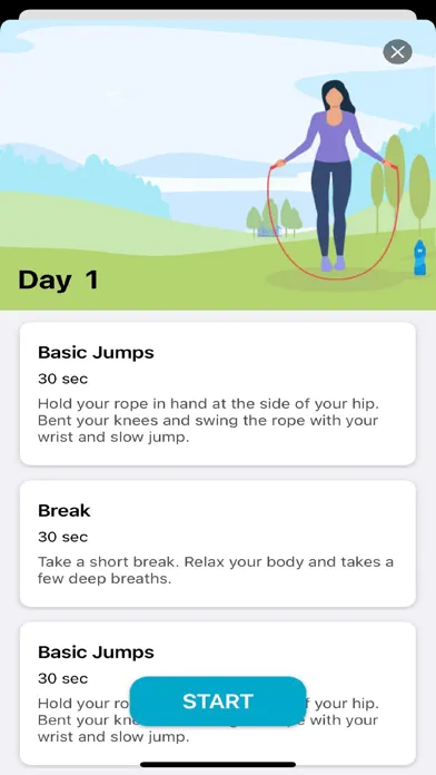 Capturas de tela do Jump Rope Fit: Workout Counter