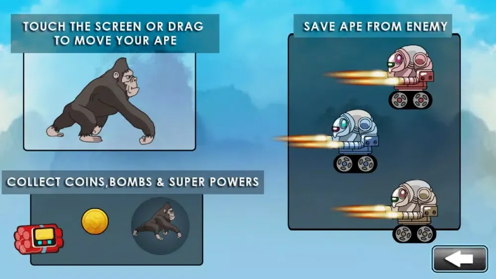 ภาพหน้าจอของ Jump Kingkong