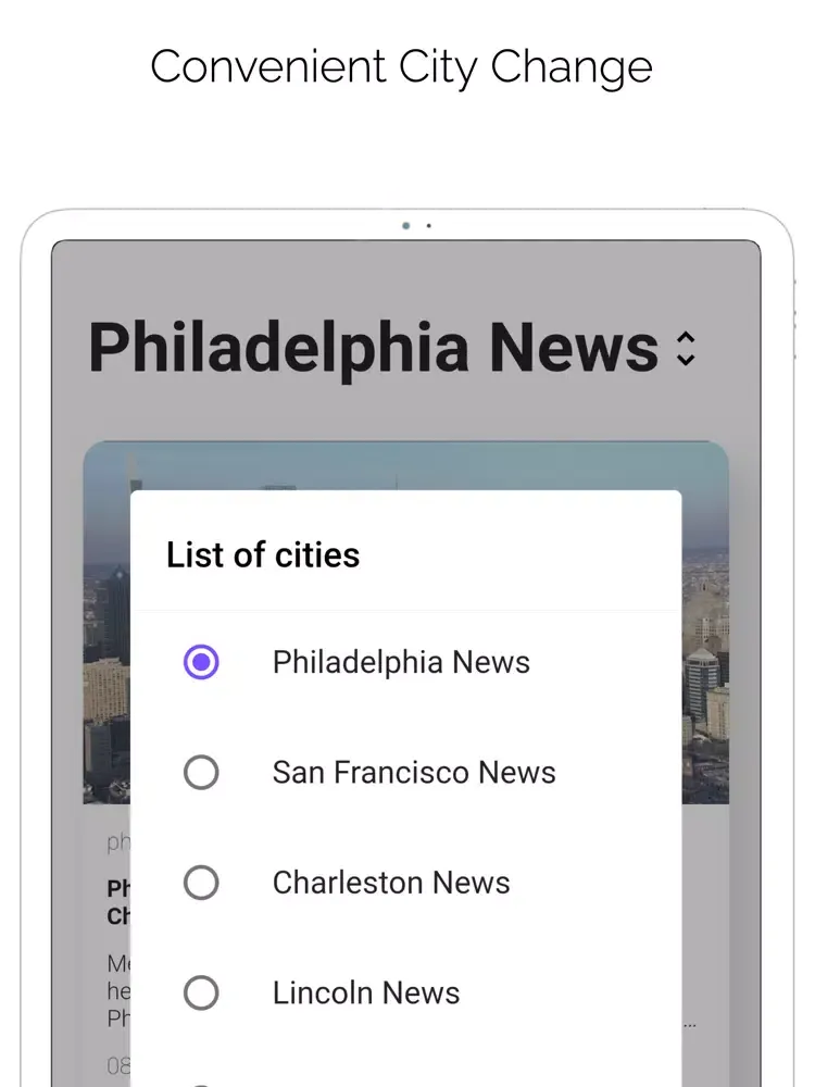 City News:News where you live iPad  স্ক্রিনশট