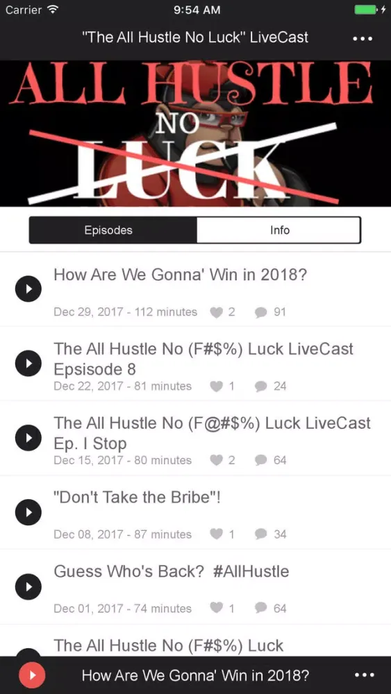 Capturas de tela do The AllHustleNoLuck LiveCast