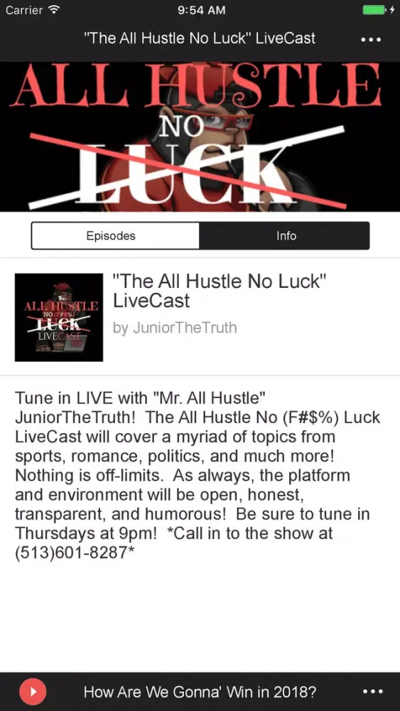 Capturas de tela do The AllHustleNoLuck LiveCast