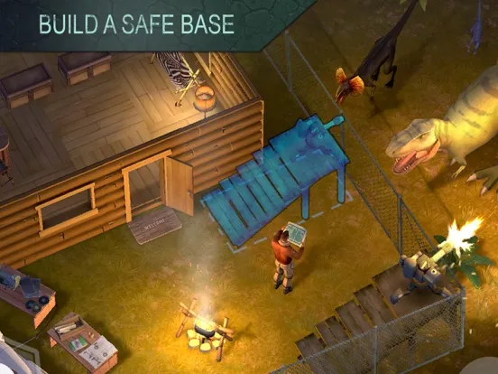 Tangkapan skrin Jurassic Survival iPad 