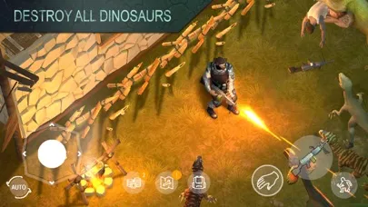Tangkapan skrin Jurassic Survival