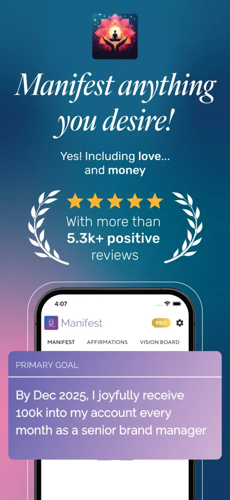 Manifest Goals - Vision Board应用截图