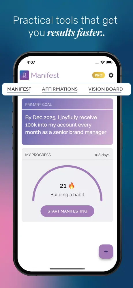 Manifest Goals - Vision Board应用截图