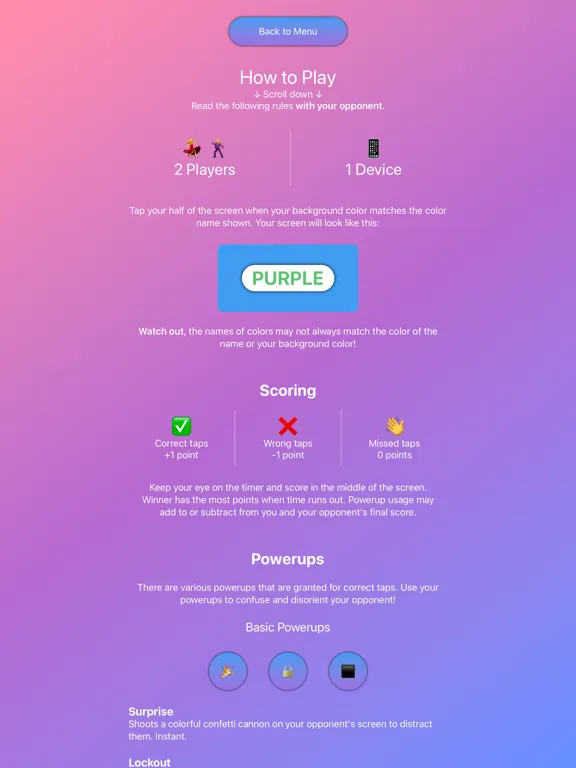 Crazy Color Clash iPad  স্ক্রিনশট