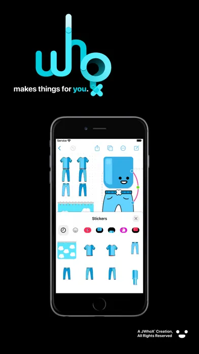 JWhoX GET Make Friends Sticker سکرین شاٹس