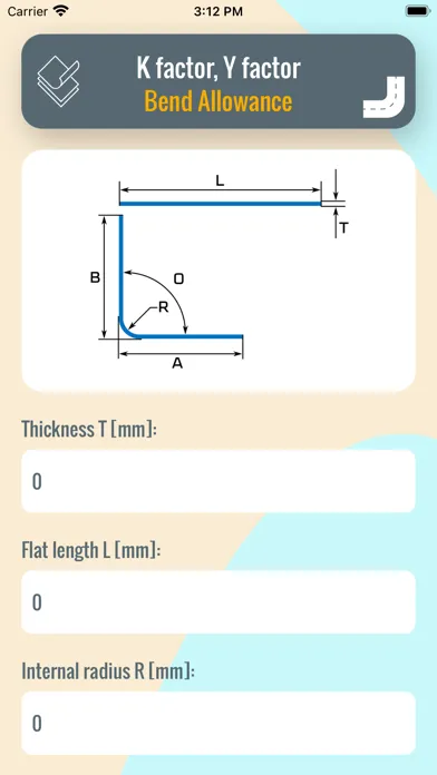 ภาพหน้าจอของ K factor, Y factor Calculator