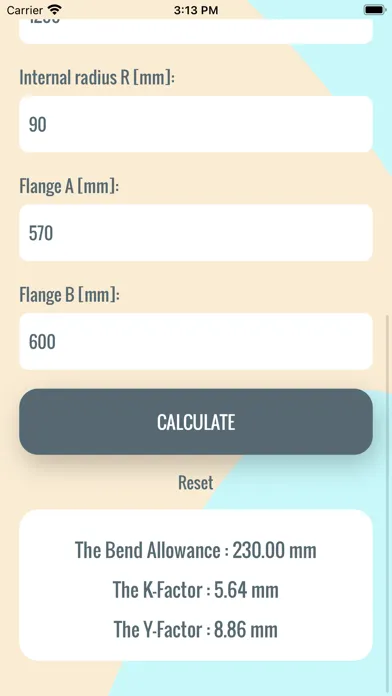 ภาพหน้าจอของ K factor, Y factor Calculator