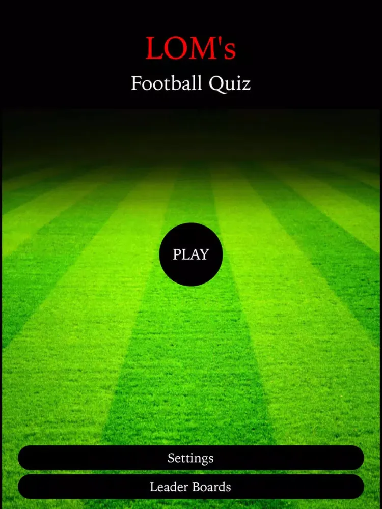 Скриншоты Football Quiz by LOM iPad 