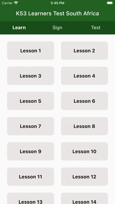K53 Learners License Test Ekran Görüntüleri