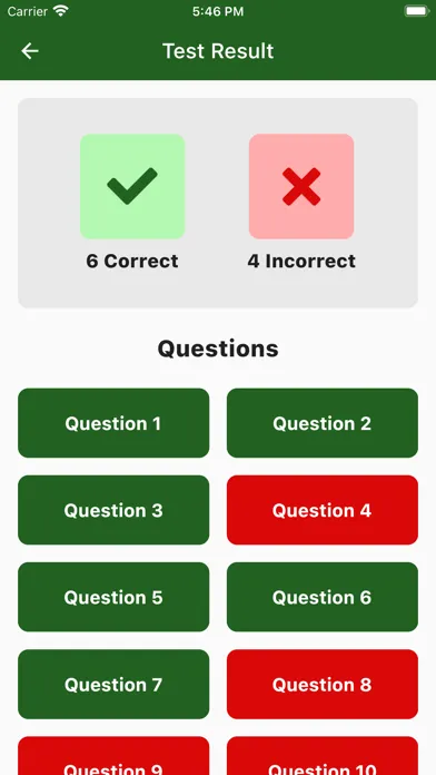 K53 Learners License Test Ekran Görüntüleri