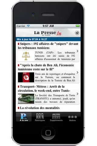 La Presse de Tunisie Screenshots