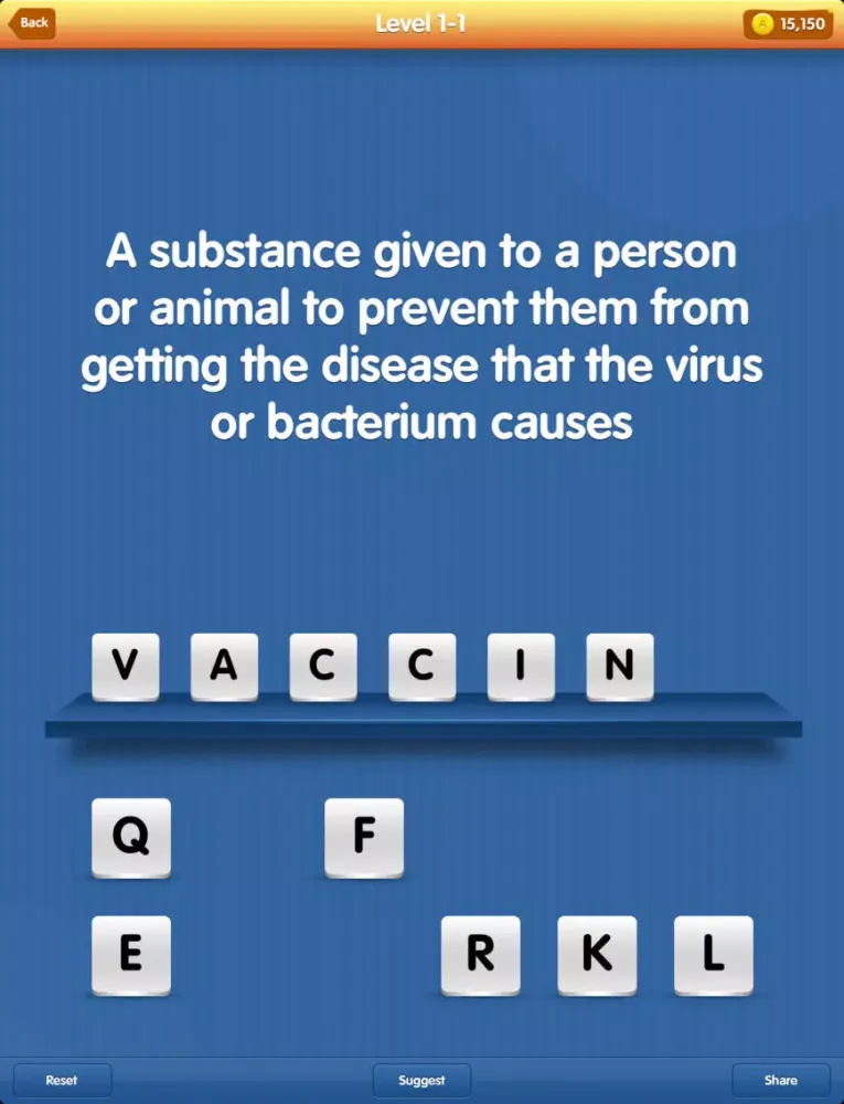 Biologist Riddles - fascinating intellectual game with questions on biology iPad  Screenshots