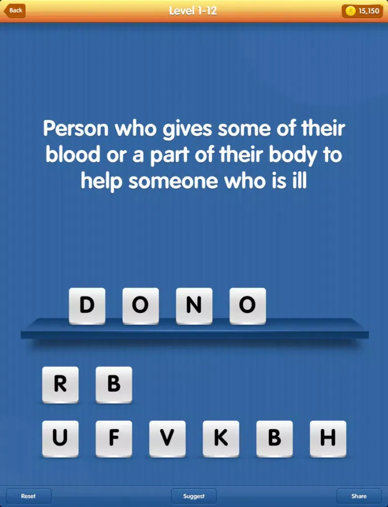 Biologist Riddles - fascinating intellectual game with questions on biology iPad  Screenshots