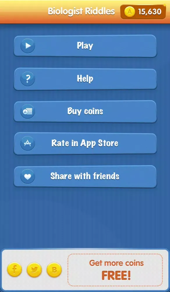 Biologist Riddles - fascinating intellectual game with questions on biology Screenshots