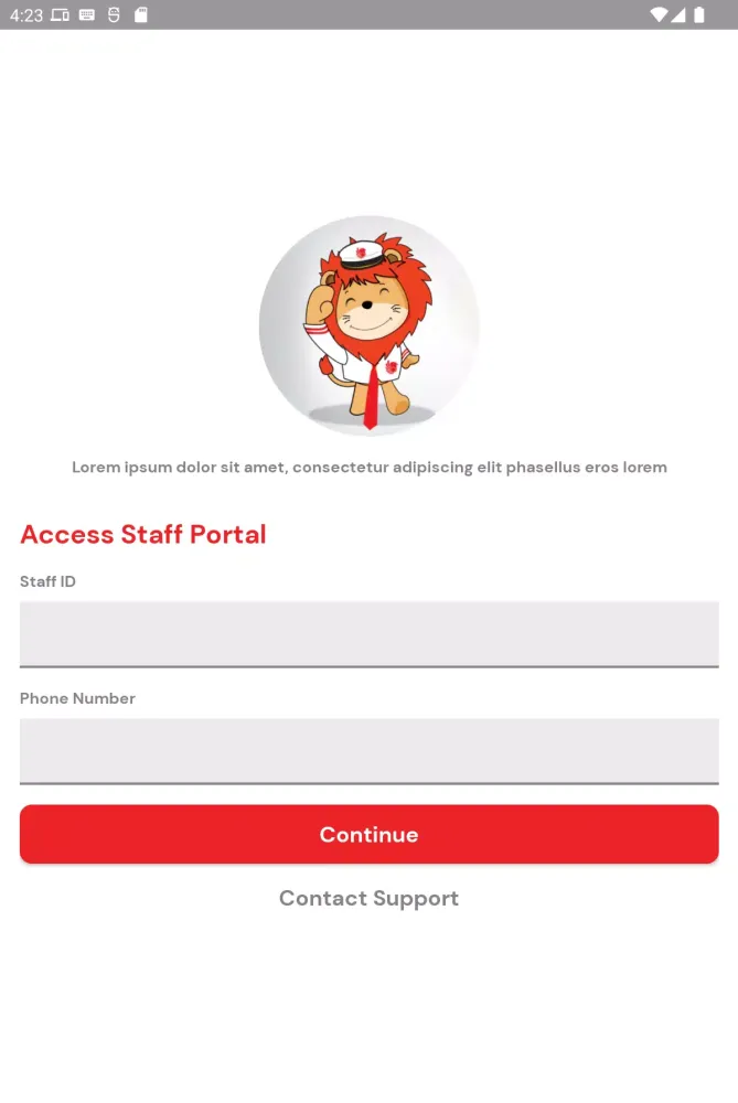Lion Group Staff Portal স্ক্রিনশট