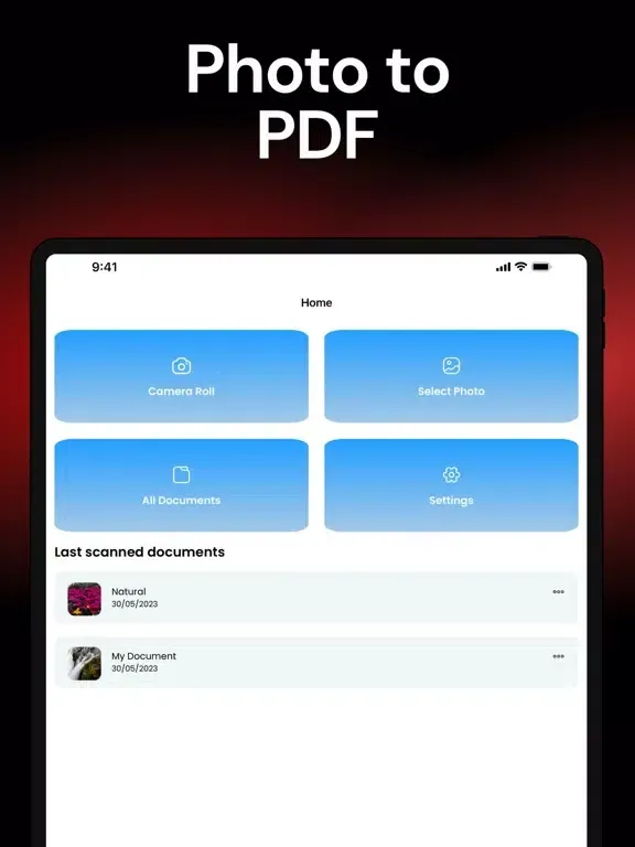 Photo to PDF Converter ㅤ iPad  Ekran Görüntüleri