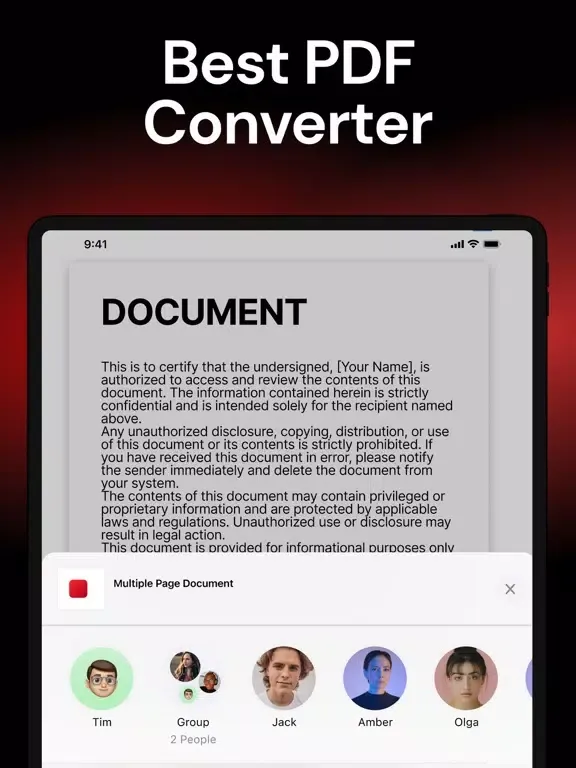 Photo to PDF Converter ㅤ iPad  Ekran Görüntüleri