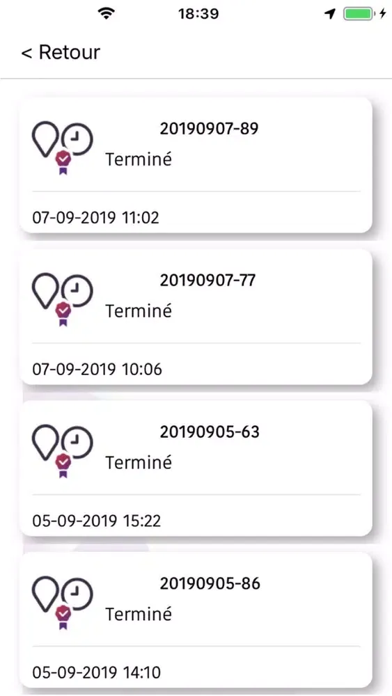 Kairos Certificats et Constats Ekran Görüntüleri