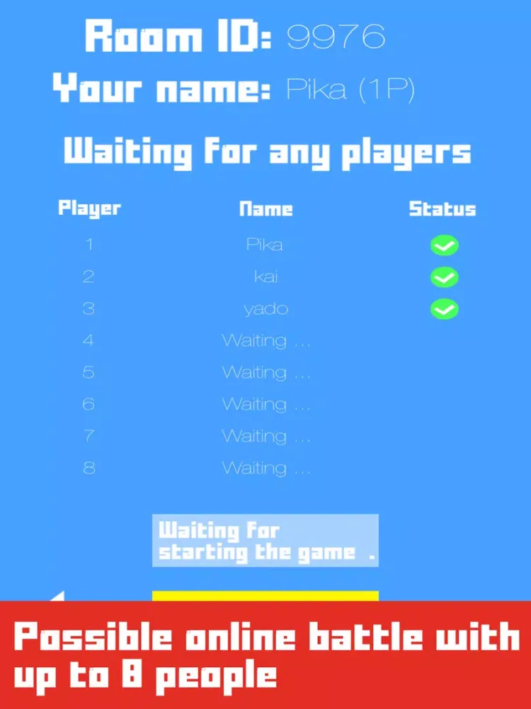 Online multiplayer game 99Taps iPad  Screenshots
