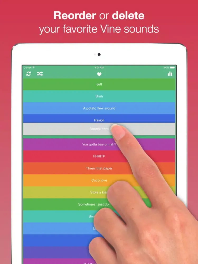 VineBoard - Free Vine Sounds iPad  سکرین شاٹس
