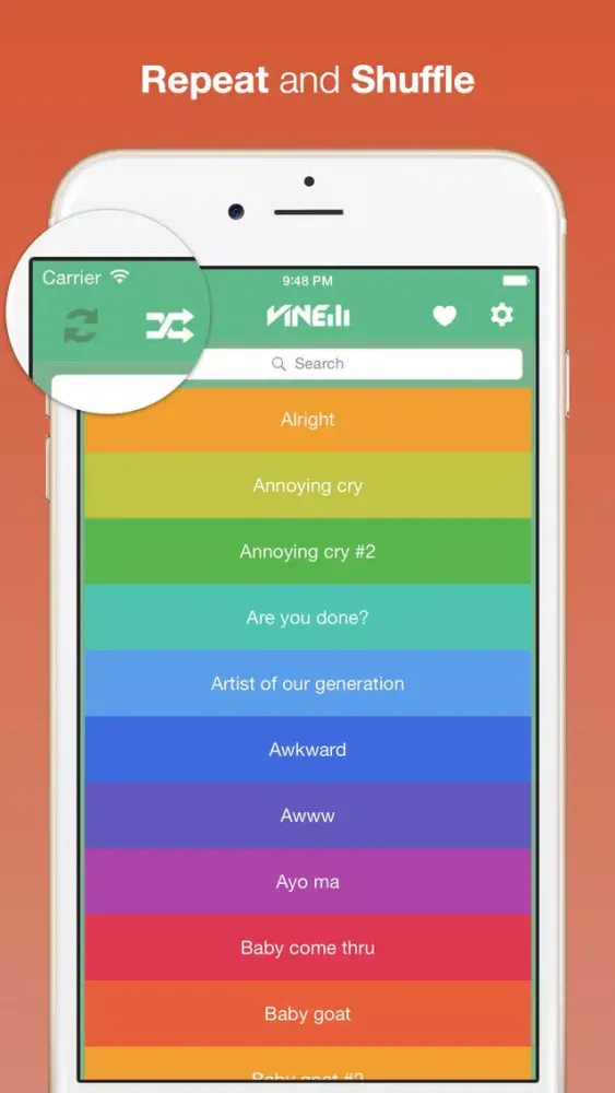 VineBoard - Free Vine Sounds سکرین شاٹس
