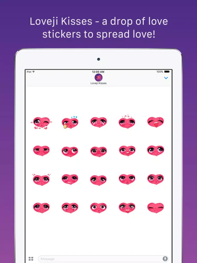 Zrzuty ekranu Loveji Kisses - a drop of love iPad 