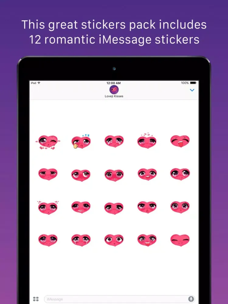 Zrzuty ekranu Loveji Kisses - a drop of love iPad 