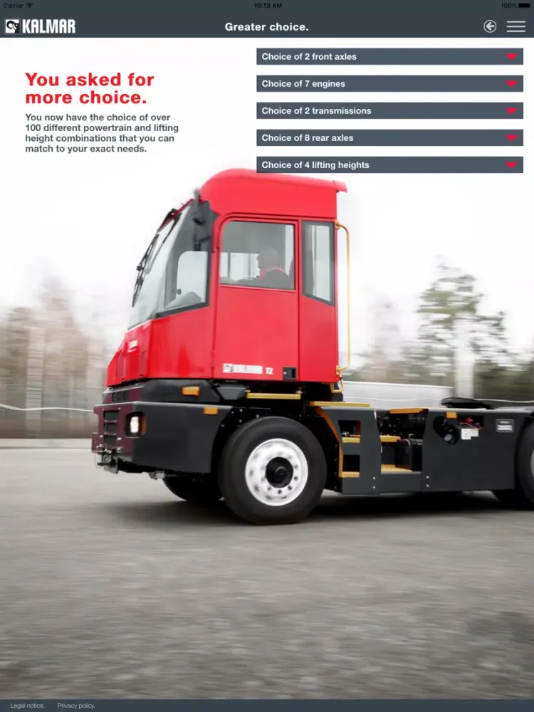 صور Kalmar T2 Terminal Tractor iPad 