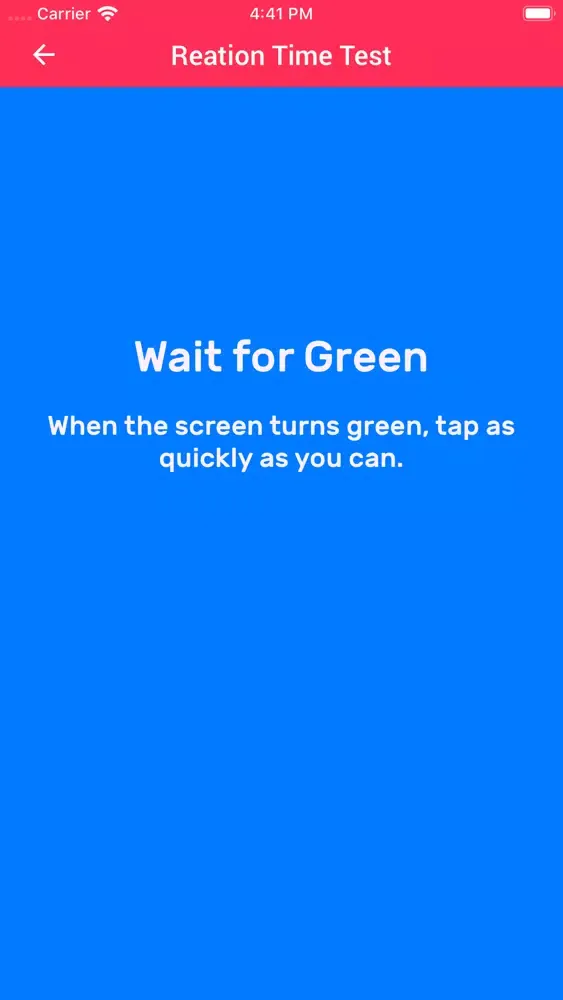 Reaction Speed - Time Test سکرین شاٹس