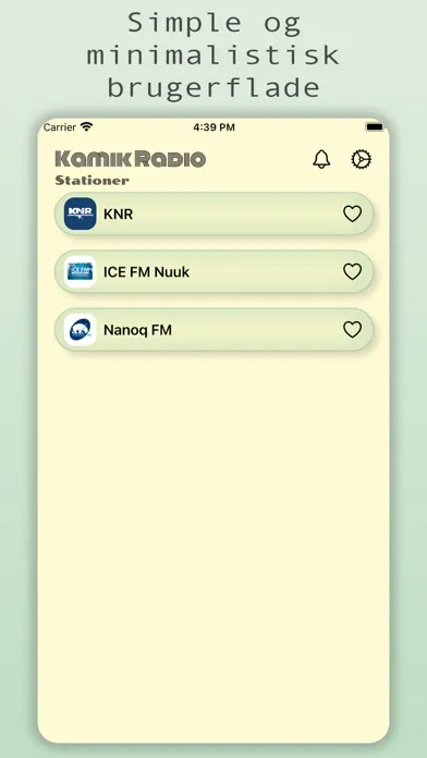Tangkapan layar KamikRadio