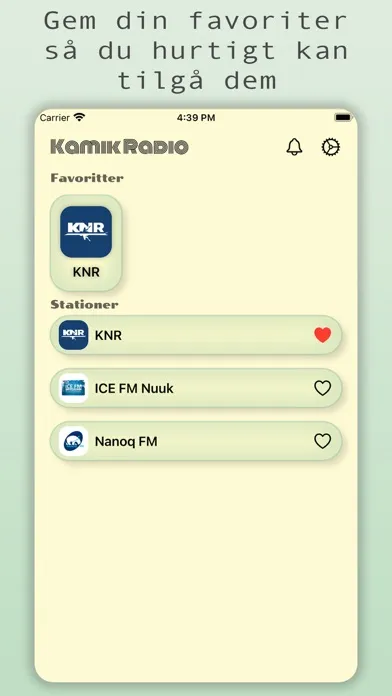 Tangkapan layar KamikRadio