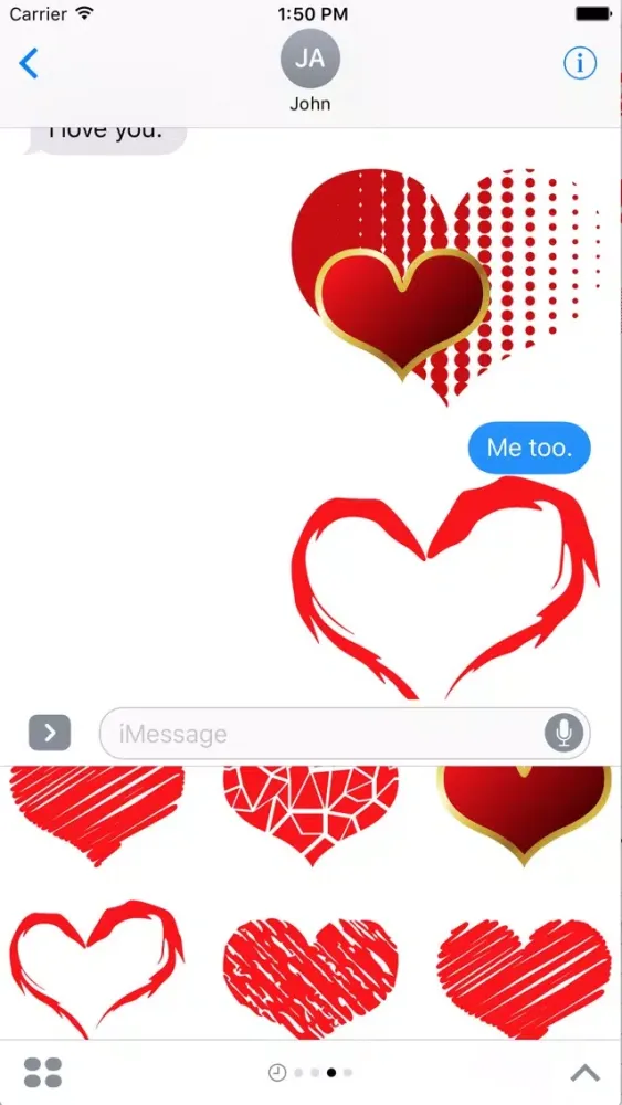 Capturas de pantalla de Say it with Hearts